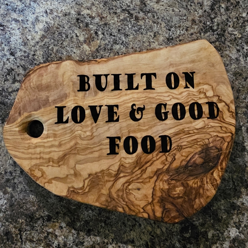 Rustic Wooden Cutting Board - Brown